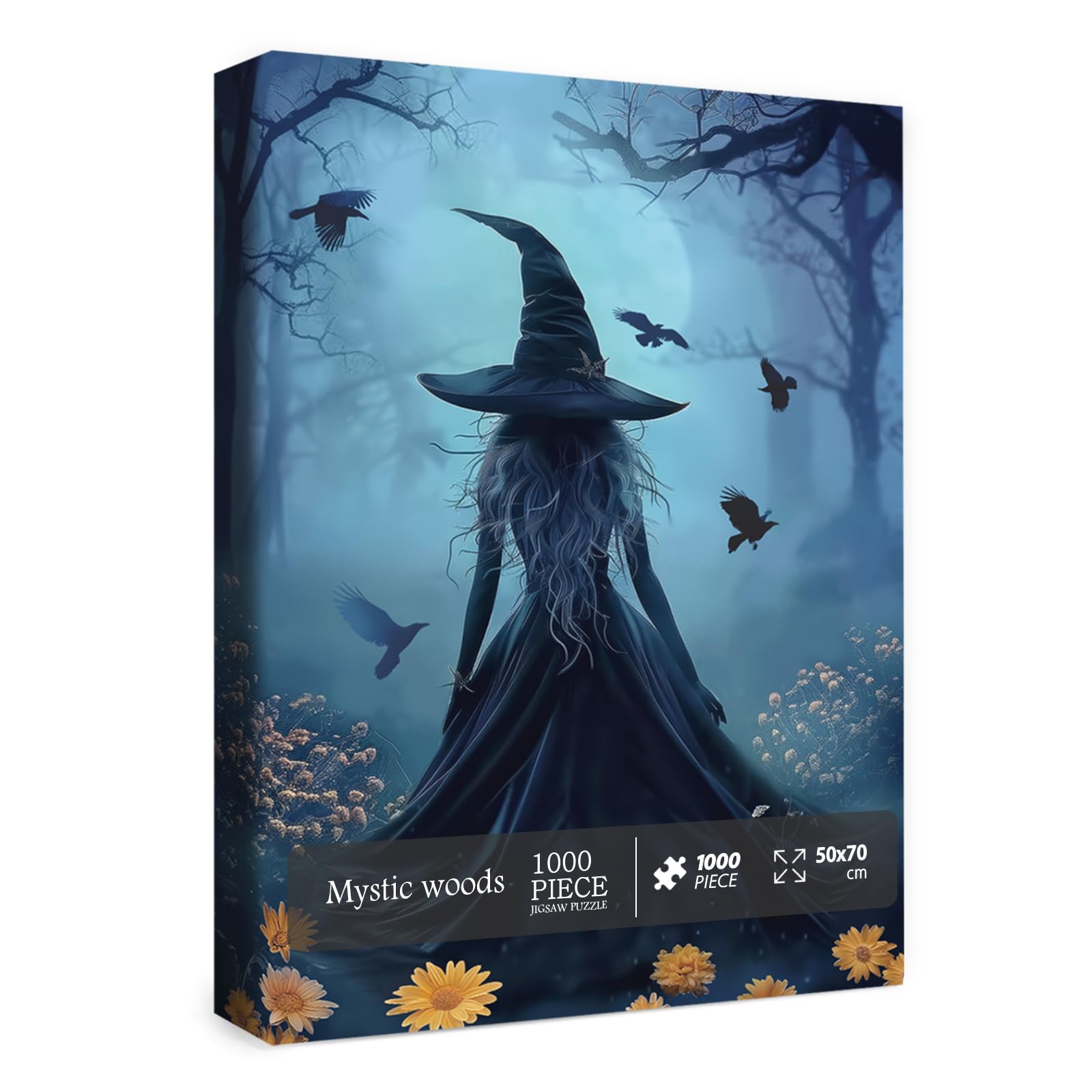 Amazon.com: Halloween Witch Puzzle for Adults 1000 Pieces, Horror